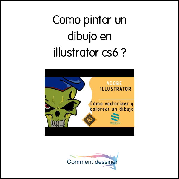 Como pintar un dibujo en illustrator cs6